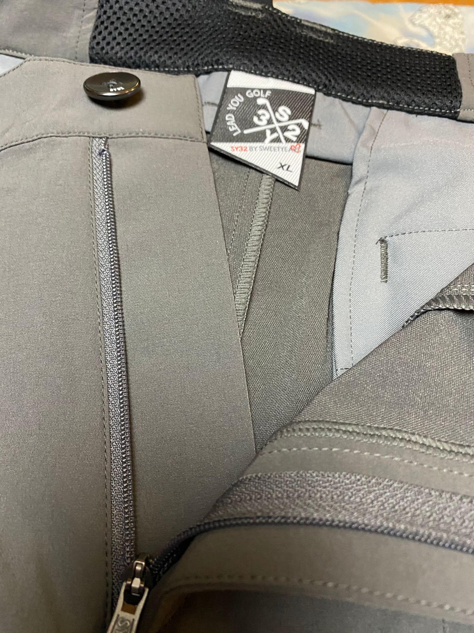 BIG EMB STRETCH PANTS / チャコールグレーSY32GOLF 【SY32 by SWEET YEARS】GOLF
