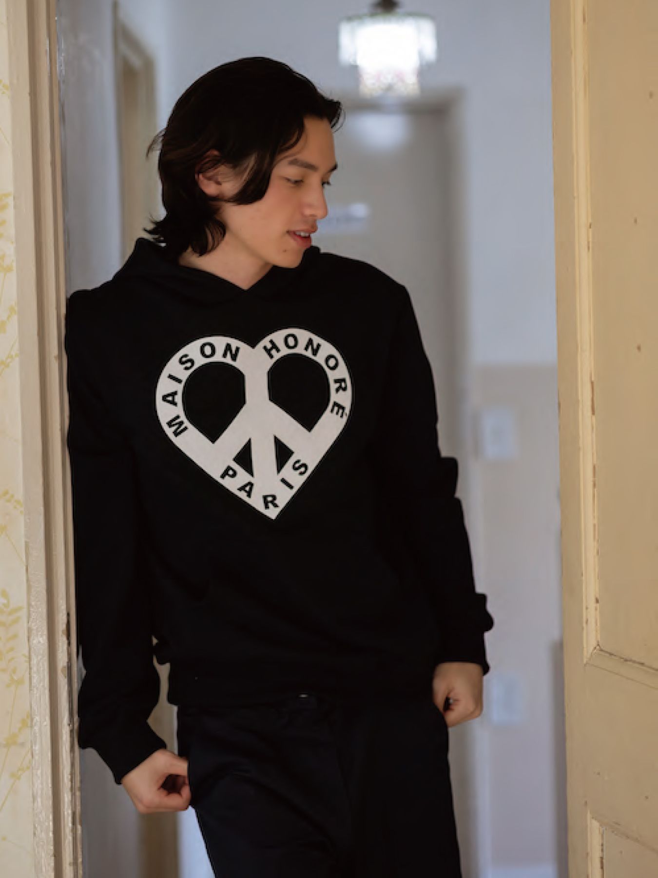 noahd Noam Hoodie ブラック  メゾンオノレ ・パリ