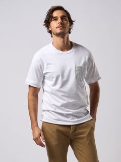 wjk - 【予約品9月19日 10時締め】 crash leather pocket Tee