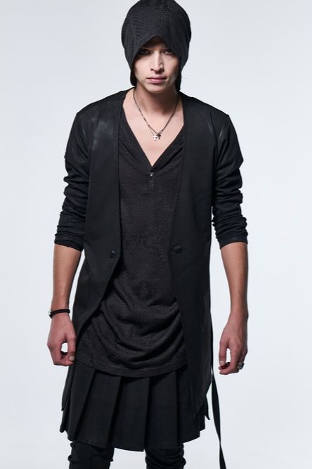 《予約品》 CoatingCardigan / ブラック 【kiryuyrik】 2023年3月以降入荷予定