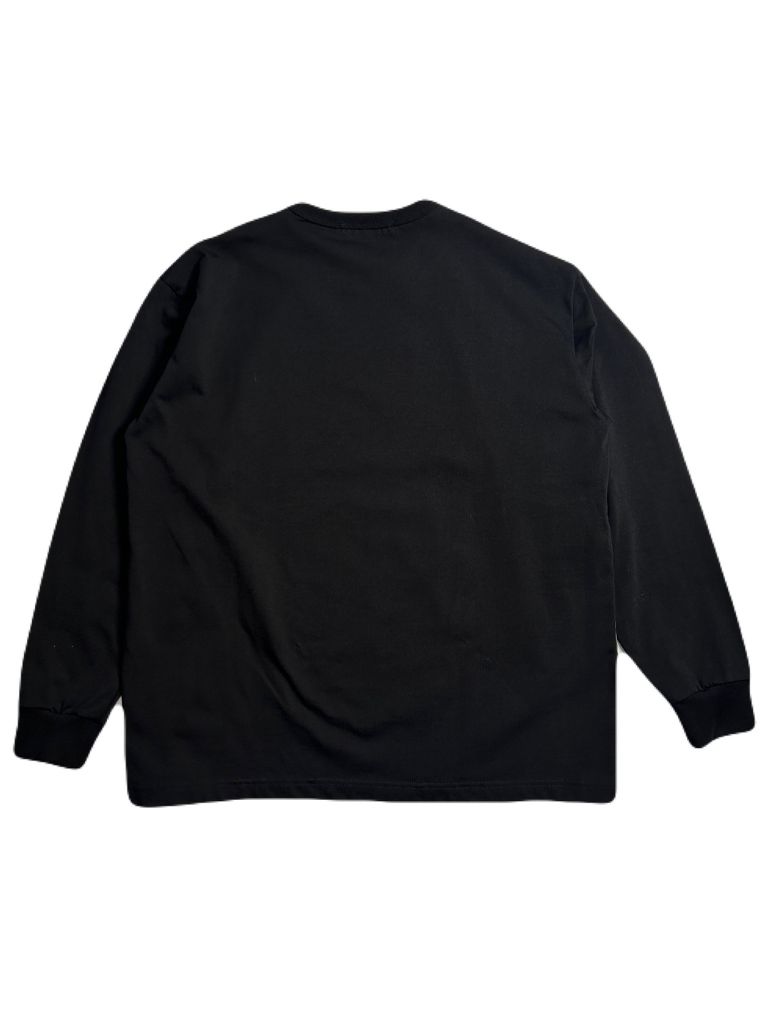 LINE TAPE JERSEY スウェット / ブラック