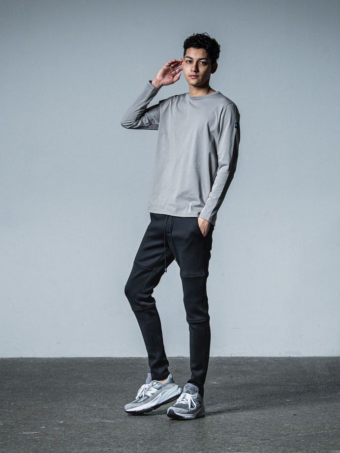 《予約品》 longsleave Tee / 長袖Tシャツ / グレー