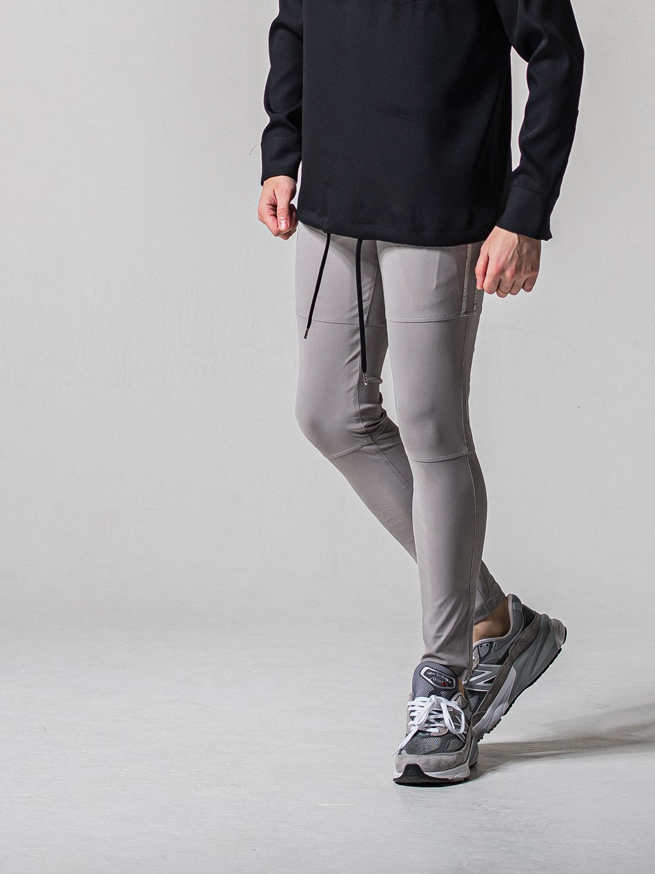 【予約品 11月16日(日) 締切】JOHNSON LINE PANTS / ジョンソンラインパンツ / グレー×シルバー