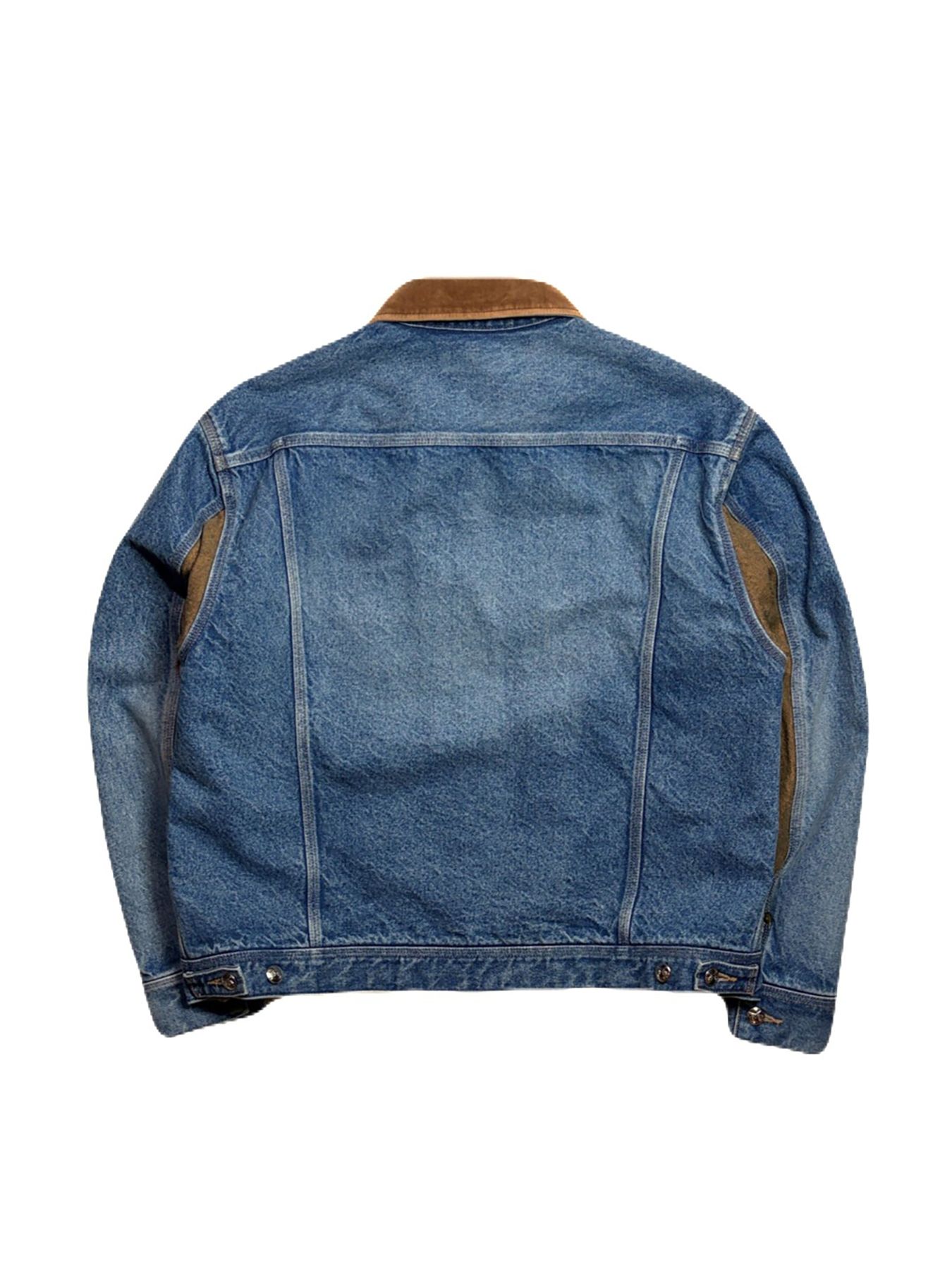 【予約品 3月9日(月) 18:00 締切】VIN/DEN/JK USED/SWAR / USED加工 クリスタルクロスガン ヴィンテージ デニム ジャケット / ブルー