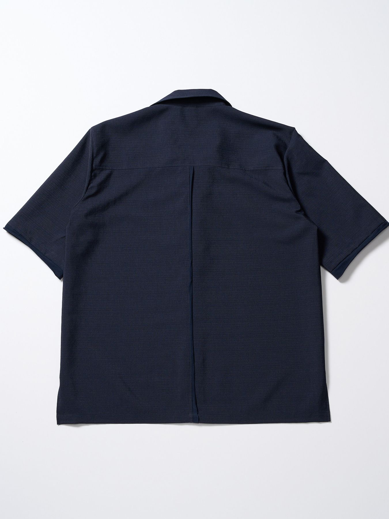 【予約品 1月25日(日) 締切】skipper shirt H/S / スキッパー ハーフスリーブシャツ / ネイビー