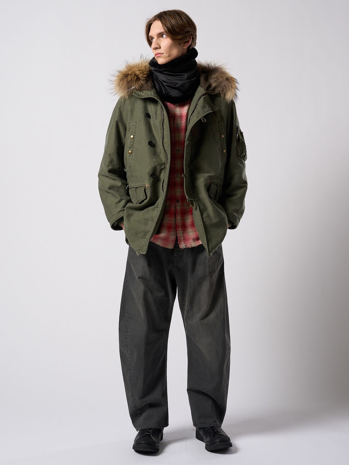 【予約品 4月19日(日) 18時締切】combi neck warmer / コンビネックウォーマー / ブラック