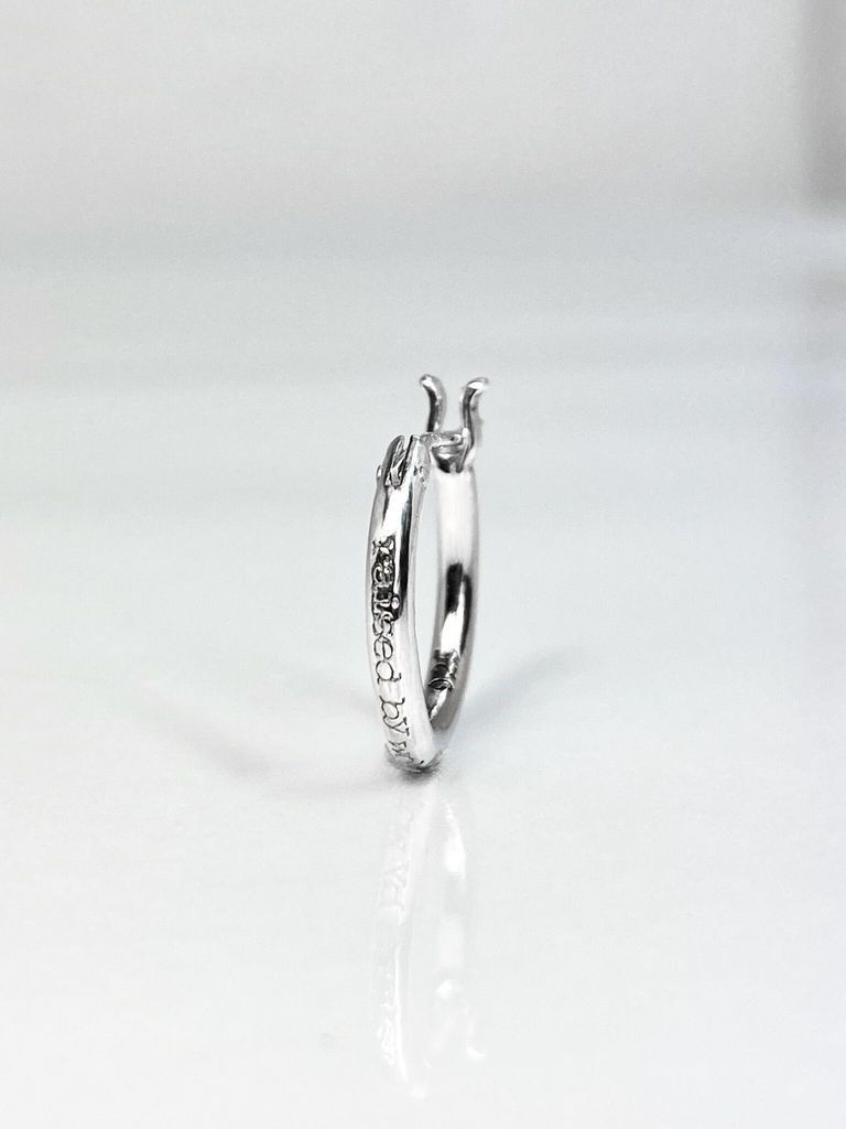 《受注生産》 THIN HOOP raised by wolves ピアス / 注文から2～3週間後入荷予定