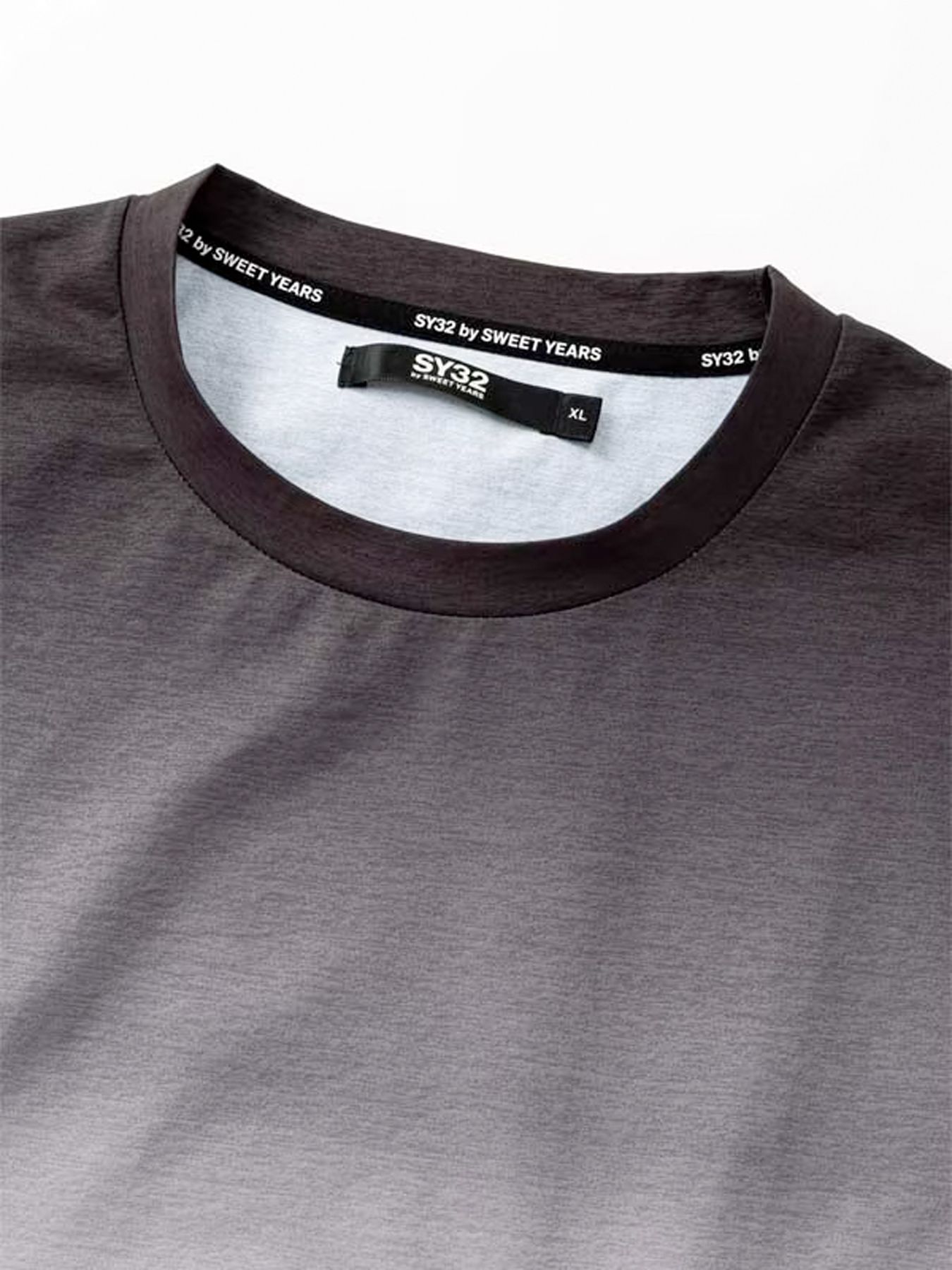 GRADATION LOGO TEE / グラデーション ロゴ Tシャツ / ブラック【SY32 by SWEET YEARS】