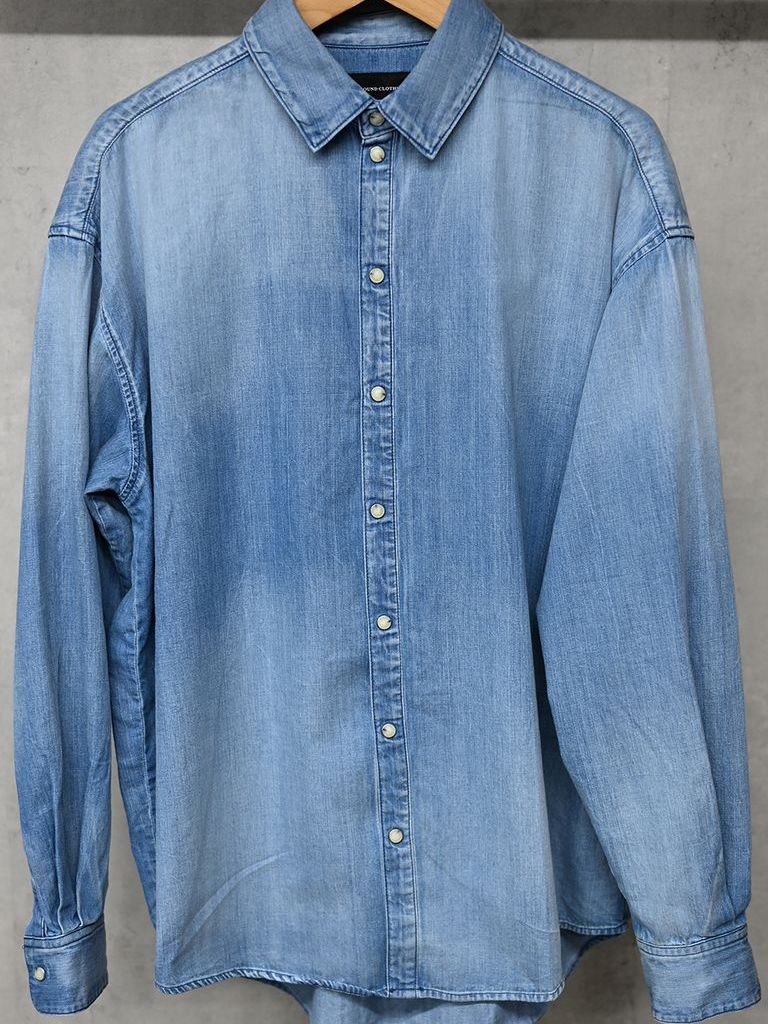 《予約11月17日19時締め》 denim jack shirts / デニムシャツ / インディゴused