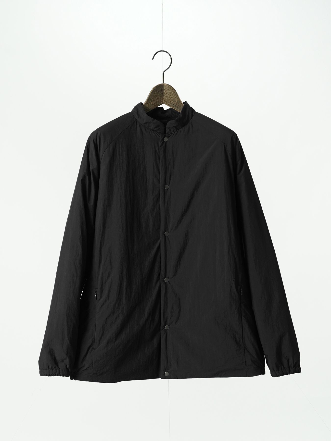 【予約品 5月27日(水) 締切】VEIL-BLOUSON / スタンドブルゾン / ブラック