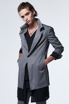 《予約品》 FlareSingleNapoleonJacket / ライトグレー 【kiryuyrik】 2023年3月以降入荷予定