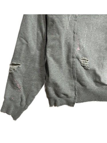 《予約品8月31日 23時55分締め》 COLLEGE HOODIE A / パーカー / グレー 【roarguns 】 2024年2月入荷予定