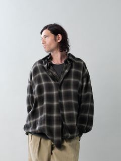 【予約品 5月27日(水) 締切】DOUBLE-SHIRTS / レイヤードシャツ / ブラウン系