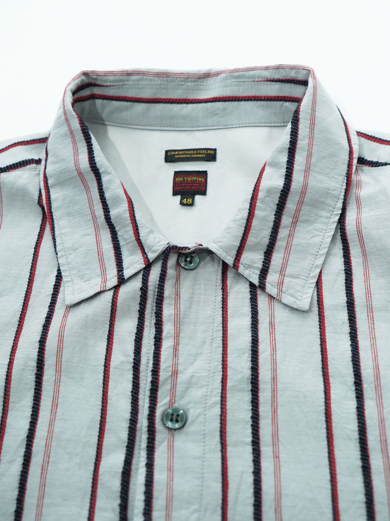 【予約品 2月1日(日) 締切】BORDERPULLOVER / オーバーサイズ プルオーバーシャツ / グレー