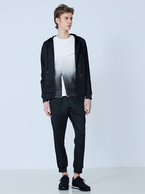 ライダース長袖 スウェットグラデーション【5351 POUR LES HOMMES】