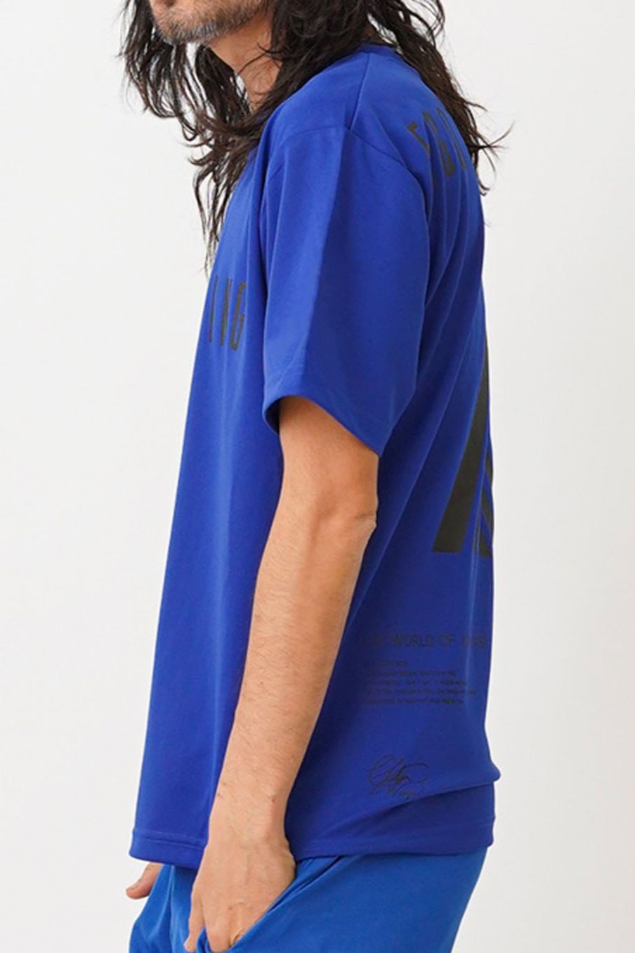 EGO TRIPPING TRAINING TEE スポーツウェア / 82:BLUE×BK 【EGO TRIPPING】