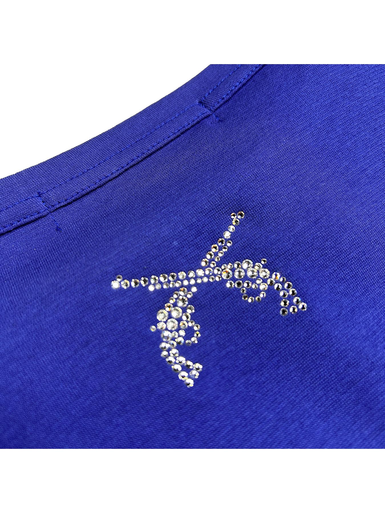 【予約品 8月10日(日) 締切 】WOMENS DRAPE CROSSGUN T / ドレープ クロスガン Tシャツ / クリスタル ブルー