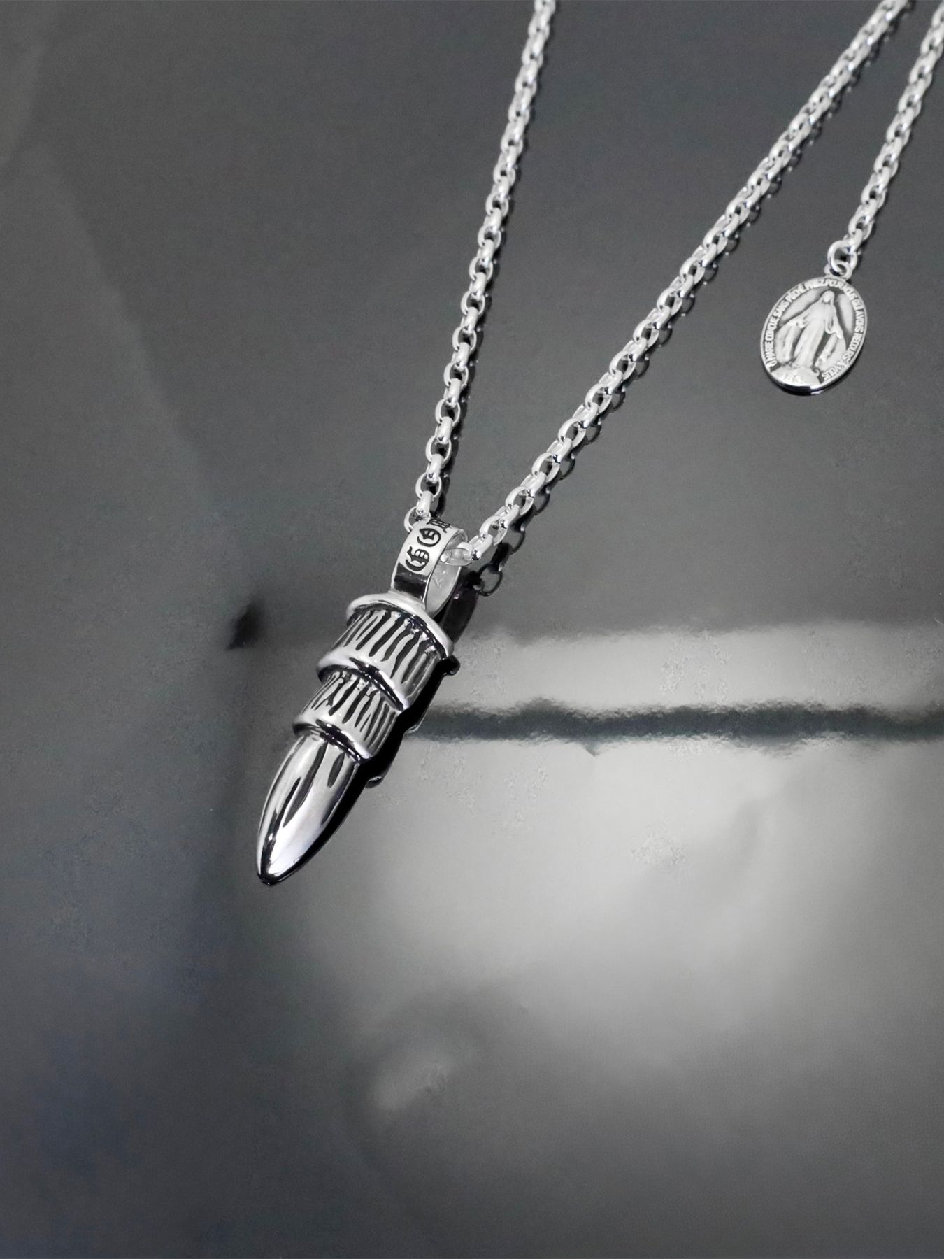 《受注生産》EAGLE CLAW with LOGO #1 NECKLACE with GODSIZE® I.D. TAG / イーグルクロウ #1ネックレス ゴッドサイズ® I.D.タグ / 注文から1～2週間後入荷予定