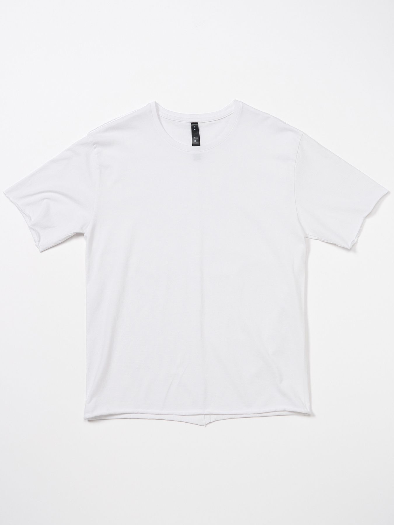 【予約品 9月23日(火) 締切】wide cut-off crew-neck S/S / ワイド カットオフ クルーネック ショートスリーブ / ホワイト
