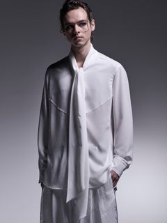 Stoal Shirt / ストールシャツ / ホワイト