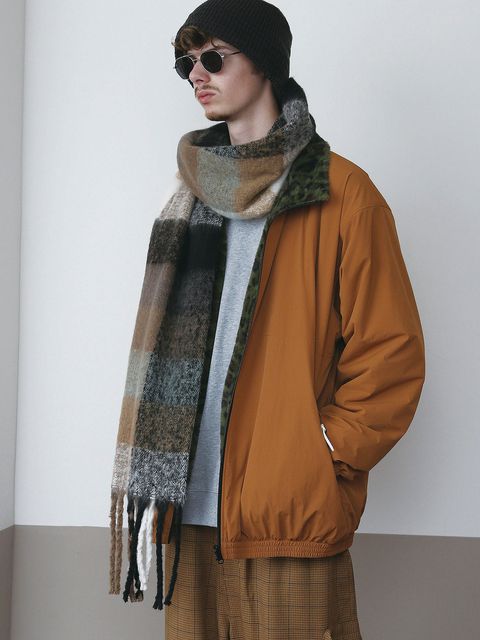 NORDIC MUFFLER / ロングマフラー/ ブラウン