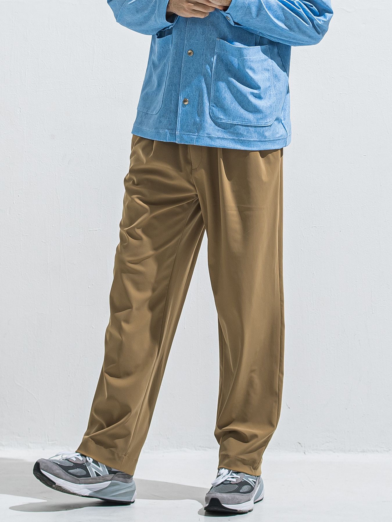 【予約品 2月15日(日) 18:00 締切】BEN PANTS / ワイドルーズパンツ / ブラウン