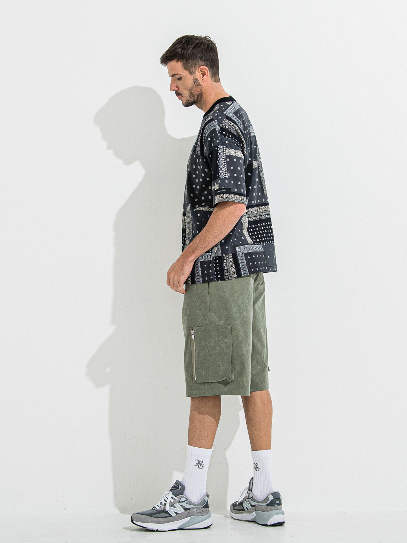 【予約品 】DAVID CARGO HALF PANTS / デヴィッドカーゴハーフパンツ / ヴィンテージカーキ