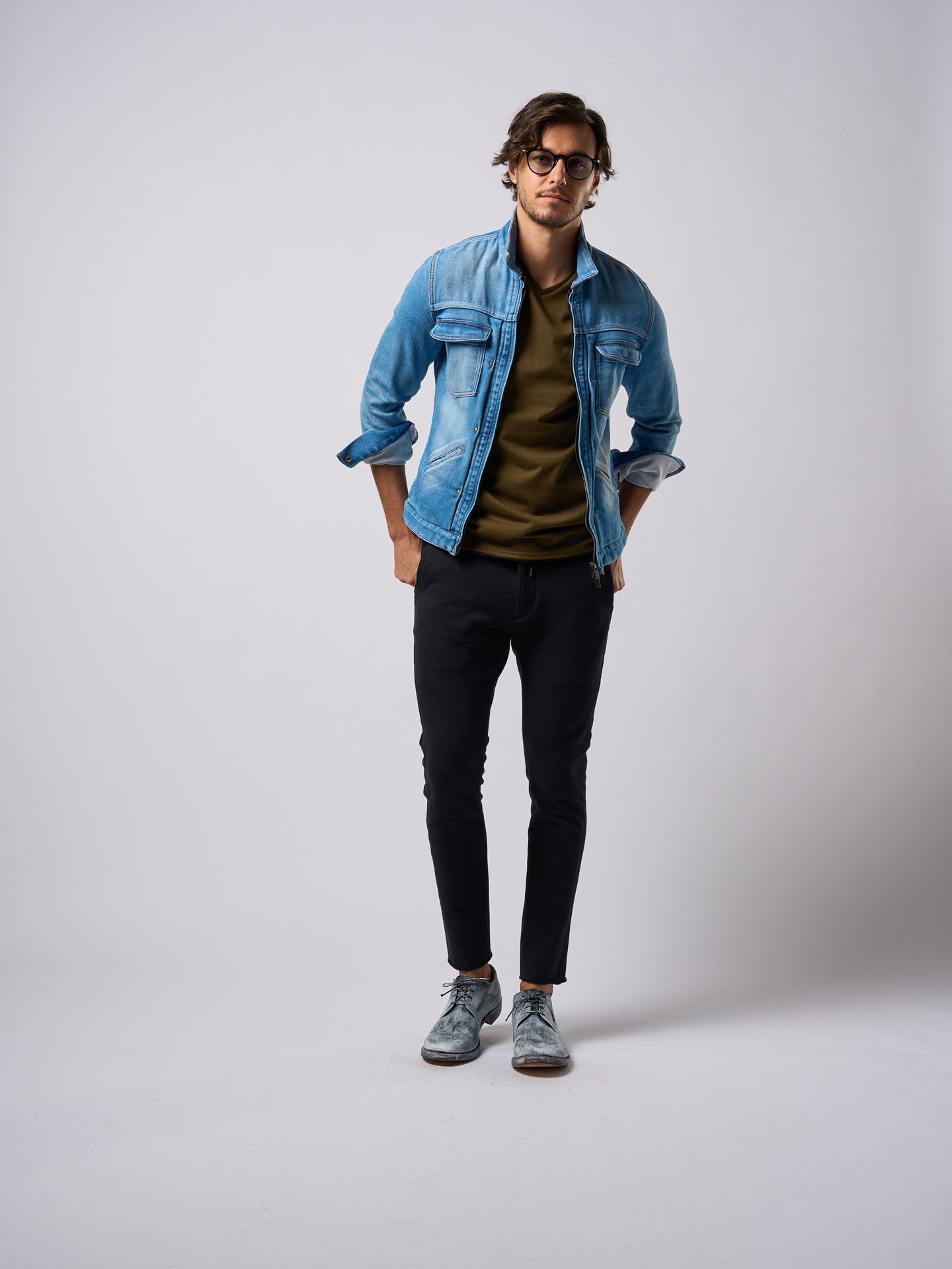 【予約品9月19日 10時締め】 cool touch V-neck S/S / VネックTシャツ / カーキ