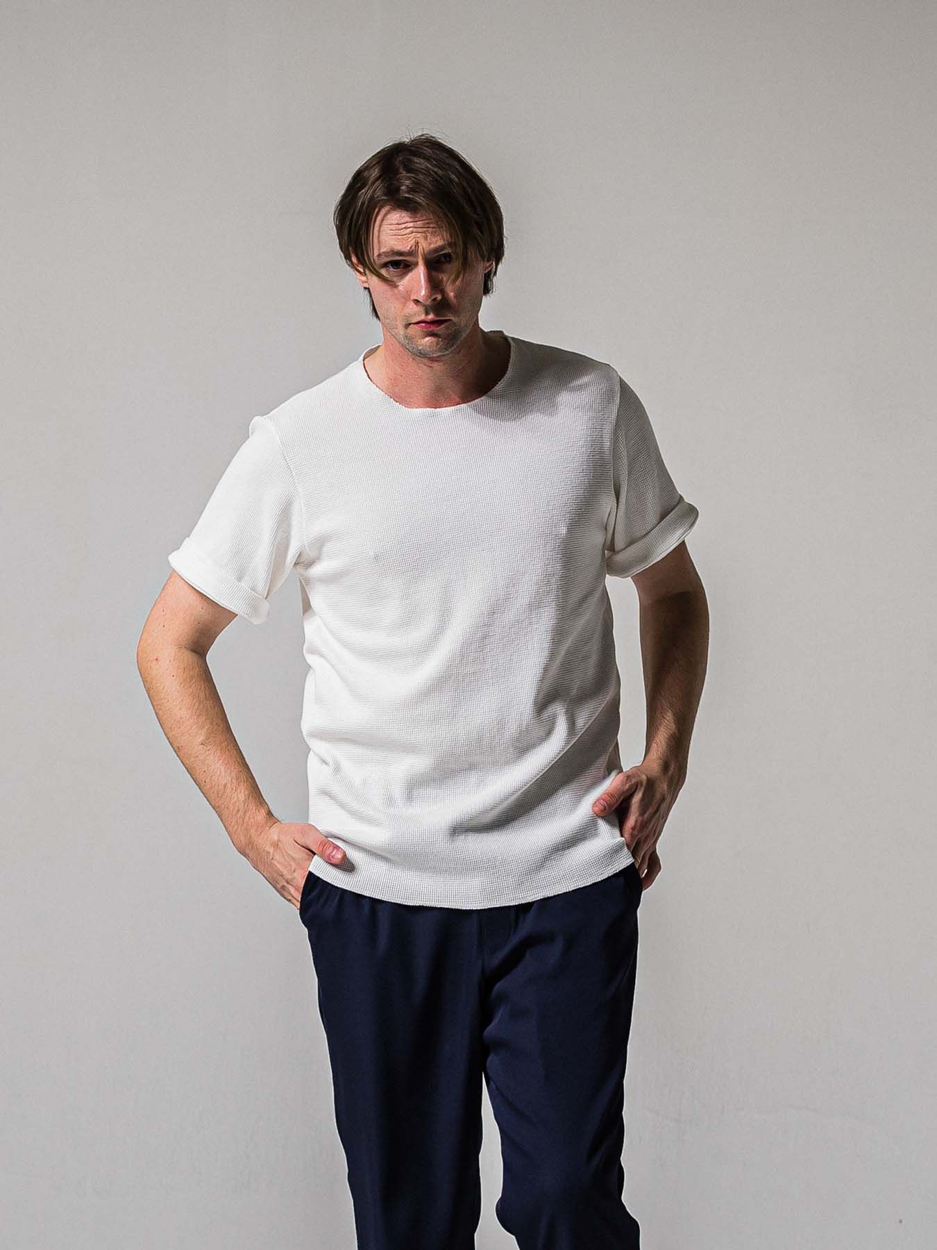 【予約品 11月16日(日) 締切】CUT OFF THERMAL T / カットオフサーマルTシャツ / ホワイト