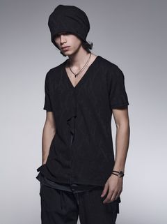 《予約品》 LayeredPetitFrillT-Shirt / ブラック・ブラック 【kiryuyrik】 7月以降入荷予定