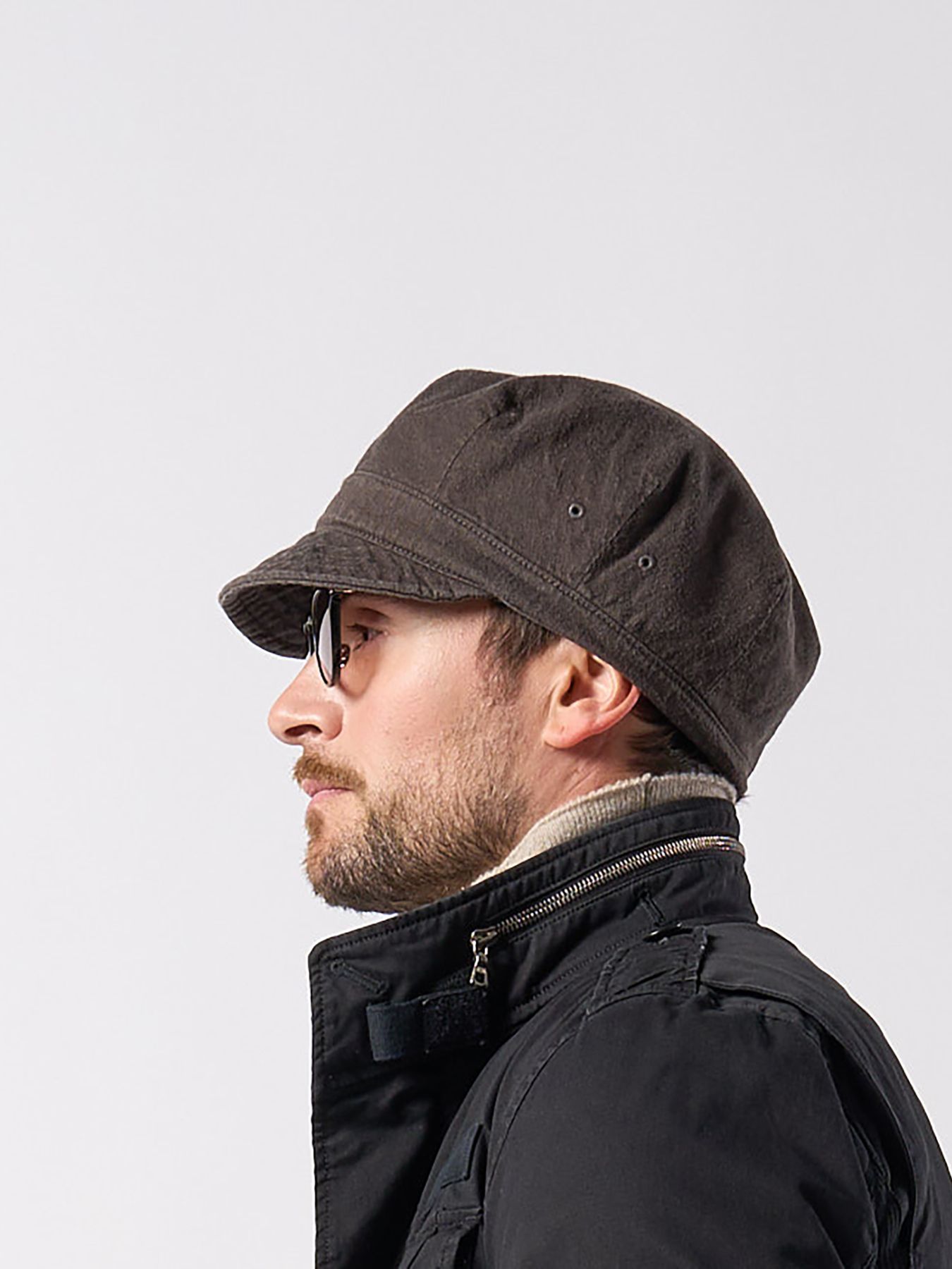 【予約品 3月27日(木) 締切】vintage work cap / ヴィンテージ ワークキャップ / チャコール