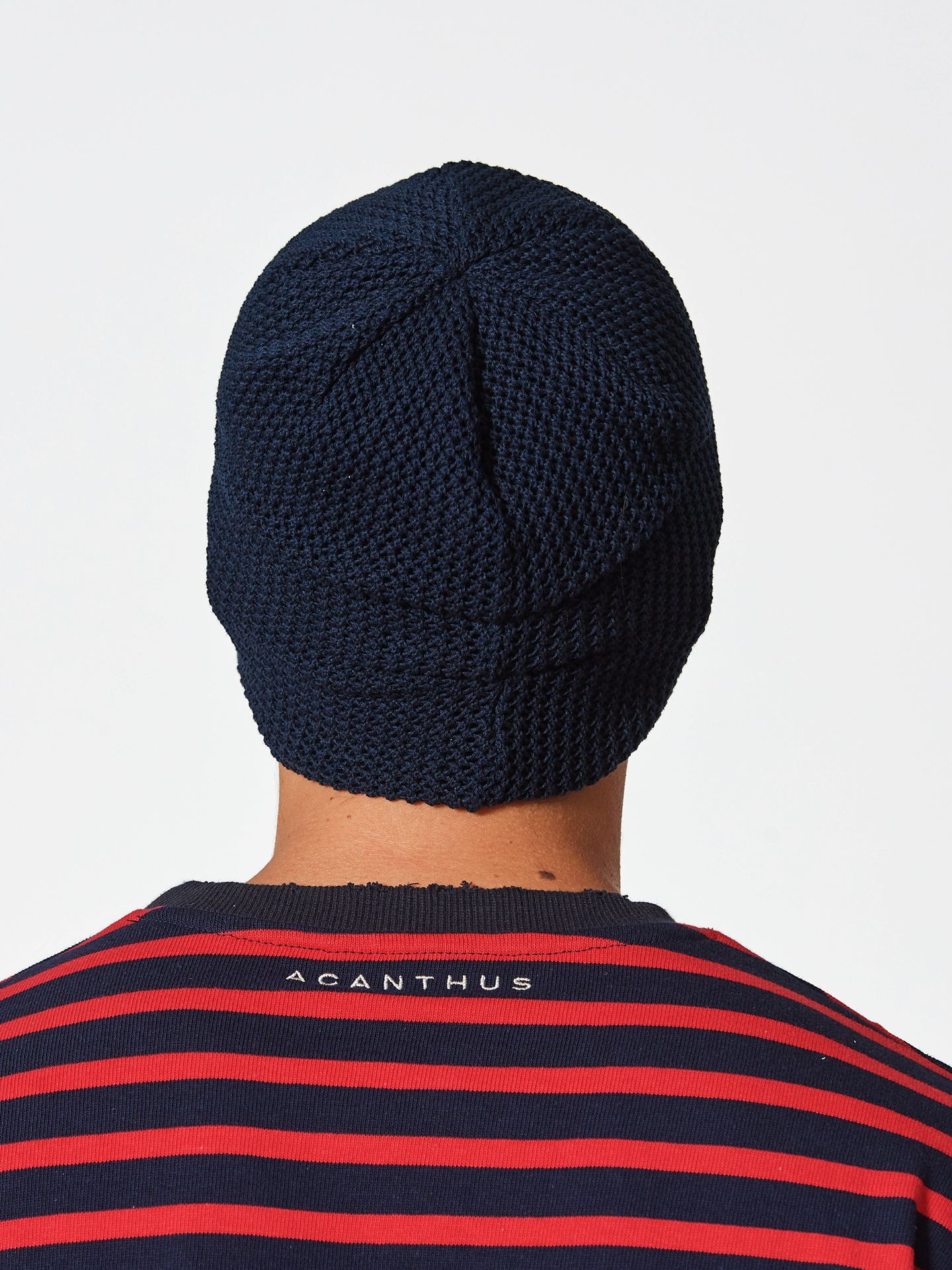 muta Mesh Back Pool Knit CAP / ニットキャップ / ネイビー 【Acanthus×muta】