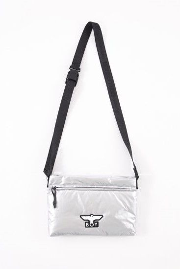 PADDING NYLON BAG ショルダーバッグ / SILVER 【BOY LONDON】