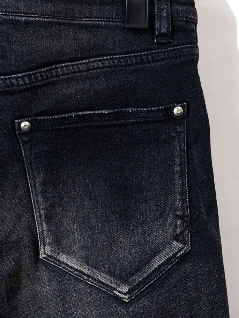 Hybrid Stretch USED Skinny Denim Pants / D.GRAY 【ys Yuji SUGENO】
