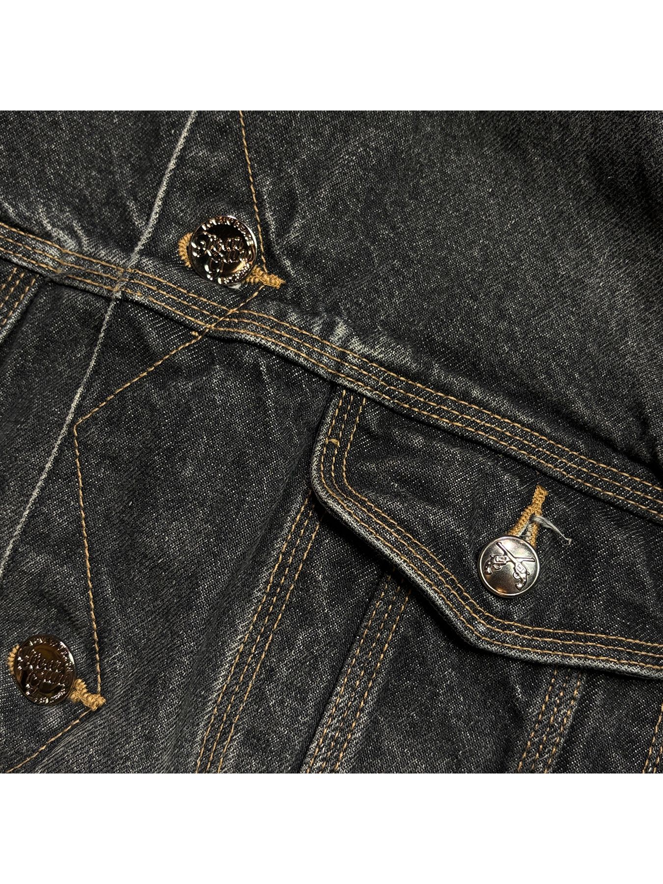 【予約品 3月9日(月) 18:00 締切】VIN/DEN/JK USED/BASIC / USED加工 ヴィンテージ デニム ジャケット / ブラック