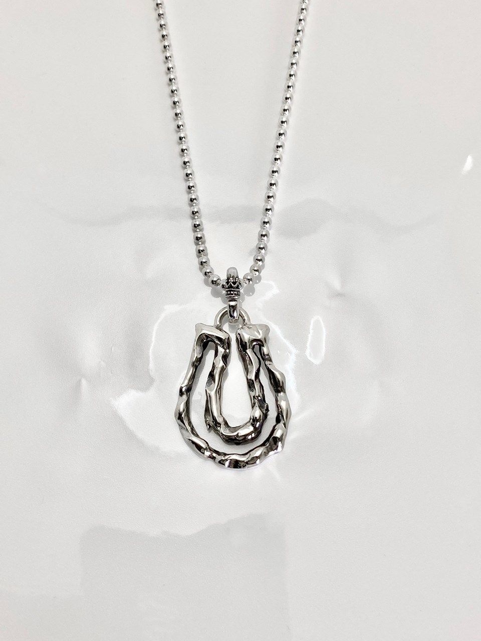 《受注生産》 OPEN HORSESHOE PENDANT LARGE / オープンホースシューペンダント・ラージ 【注文から2-3週間後入荷予定】