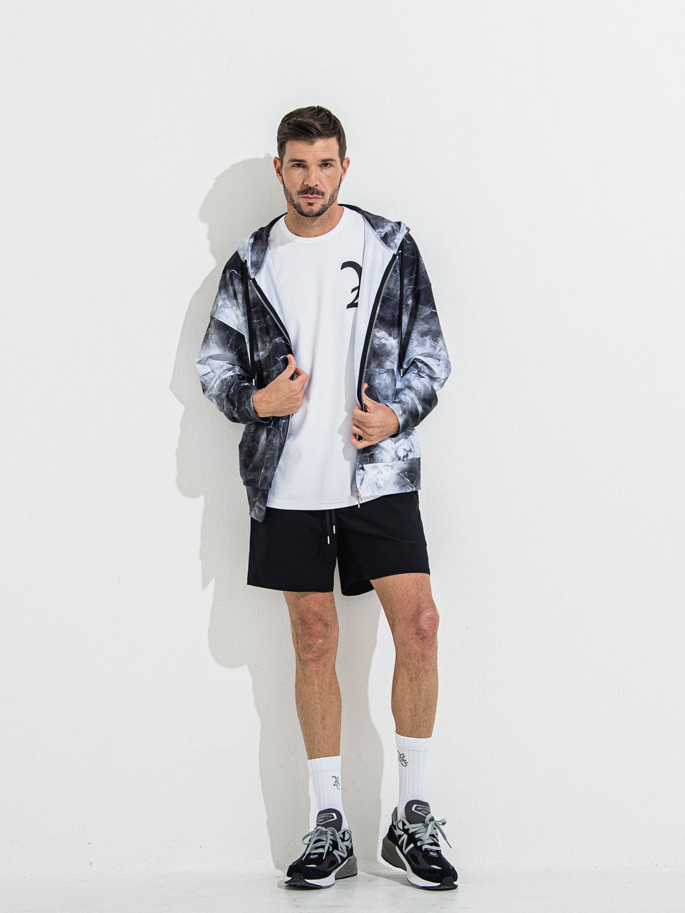 【予約品 】TV NYLON SHORTS / ティーヴィーナイロンショーツ / ブラック