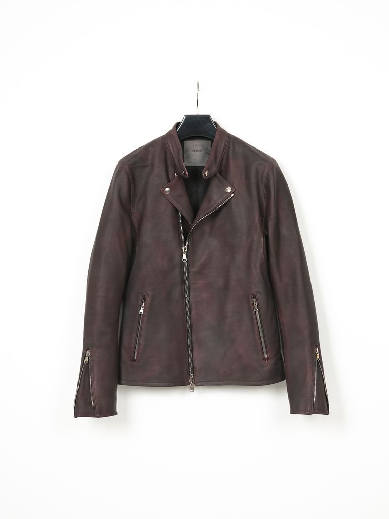 STRUM - Full tanned Calfskin Garment Burning Dyed Semi STRUM - Full tanned Calfskin Garment Burning Dyed Semi
