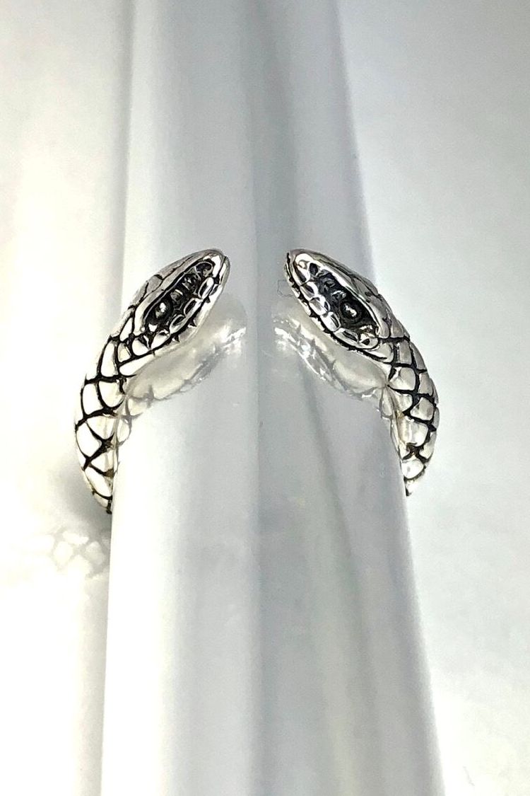 《受注生産》 TWO HEADED SNAKE RING / リング 【注文から2-3週間後入荷予定】