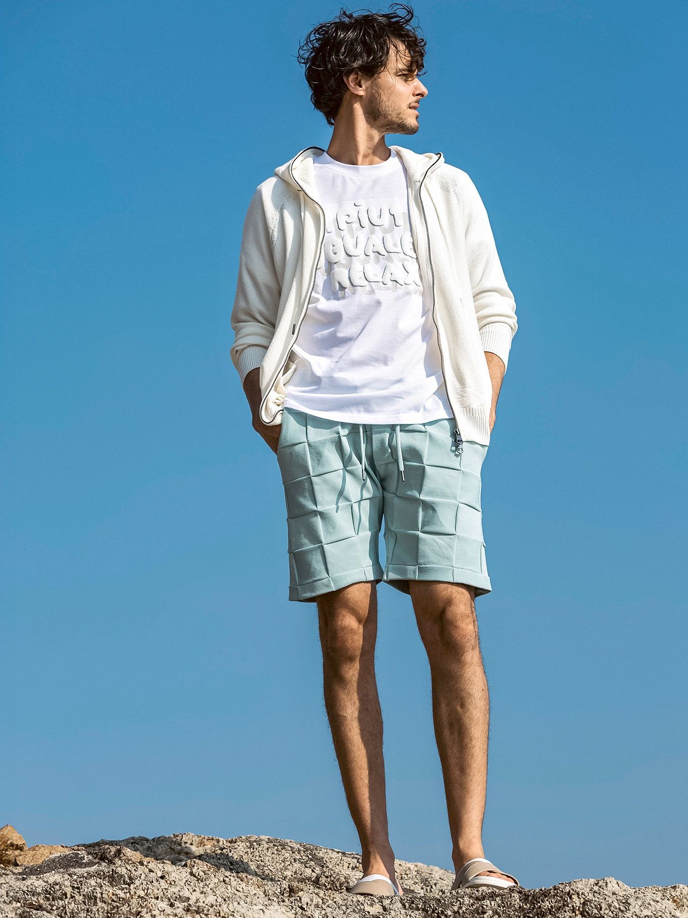 シャドウロゴ半袖Tシャツ / ホワイト