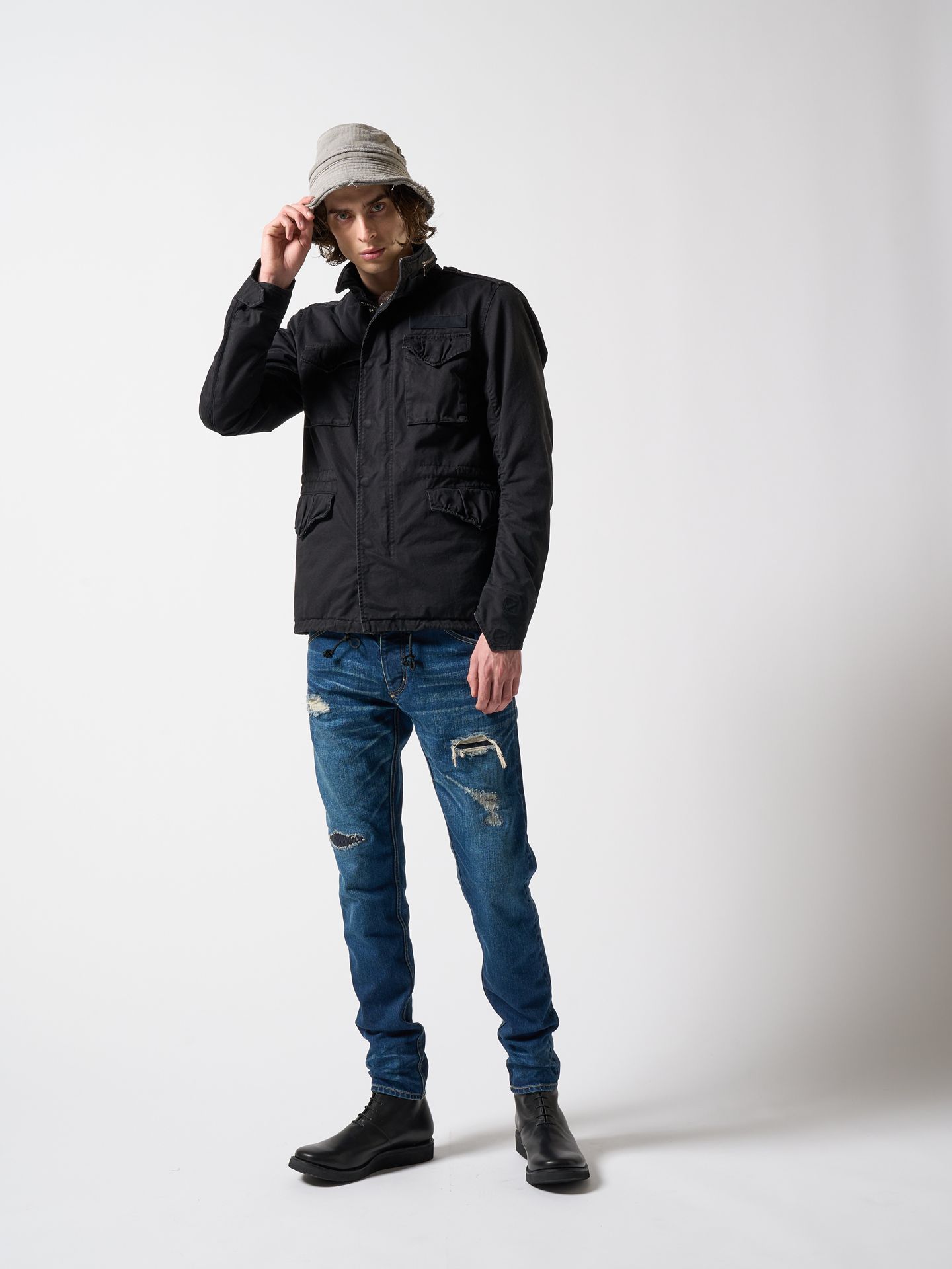 【予約品】 tight straight selvedge denim(used) / タイトストレートデニム / used