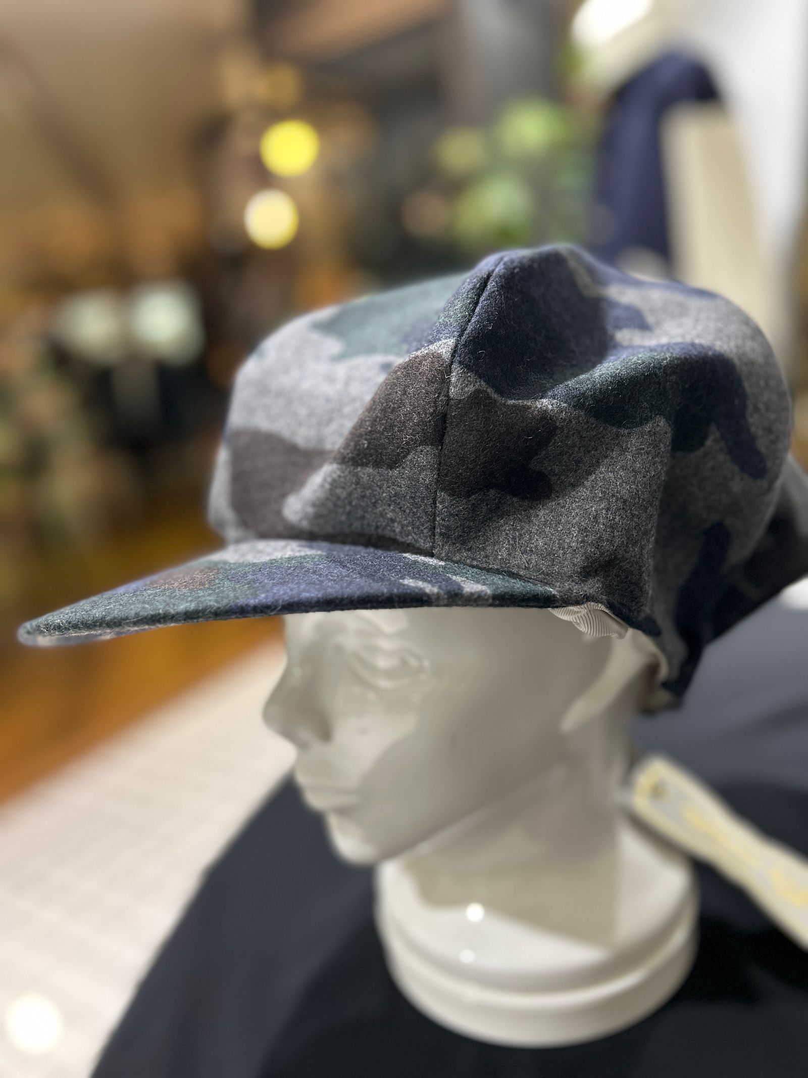 CAMOUFLAGE ウールビックキャスケット 【A(LeFRUDE)E】