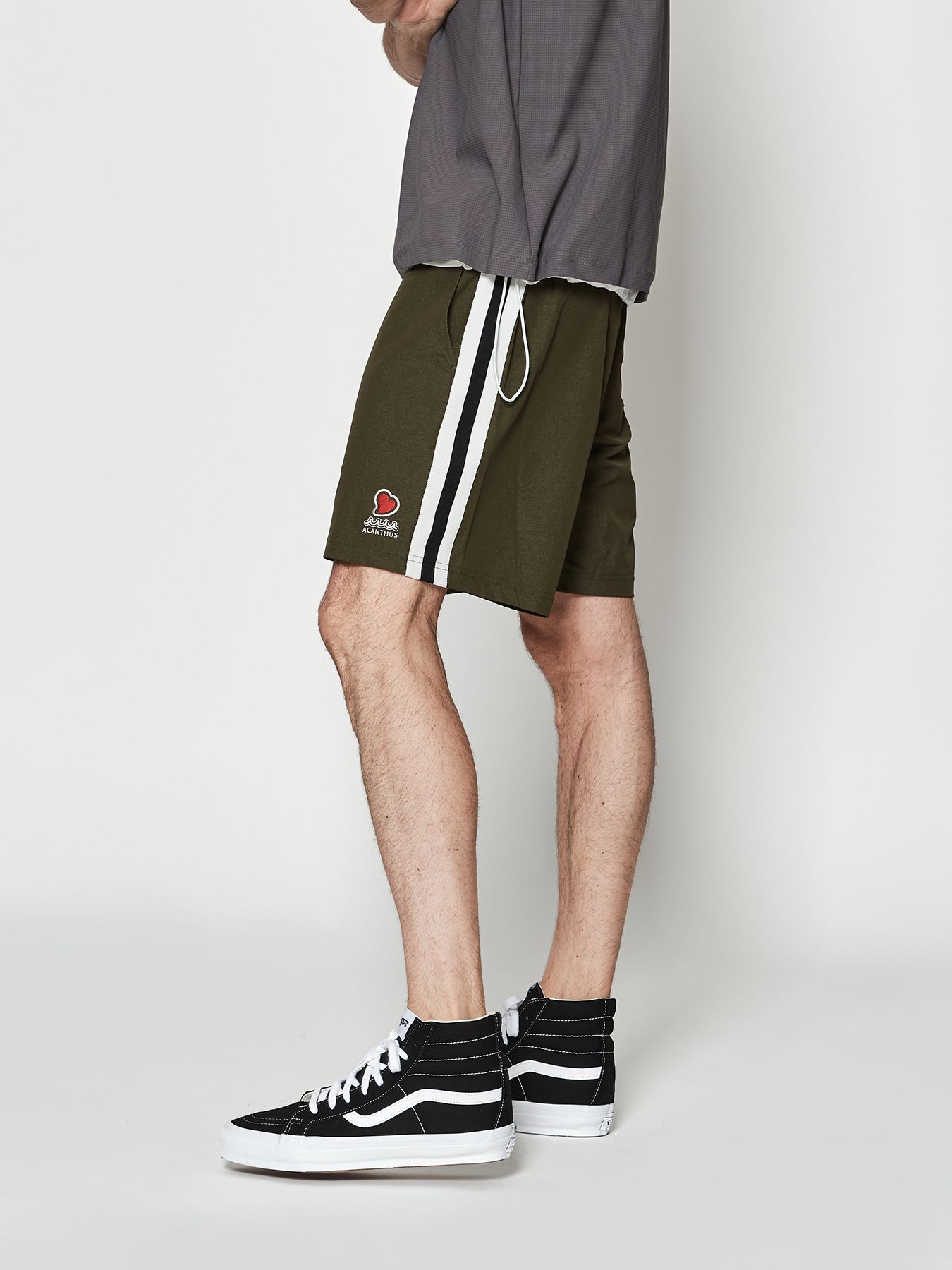 【予約品 10月9日(木) 締切】muta sweet shorts / ショートパンツ / オリーブ【Acanthus × muta MARINE】