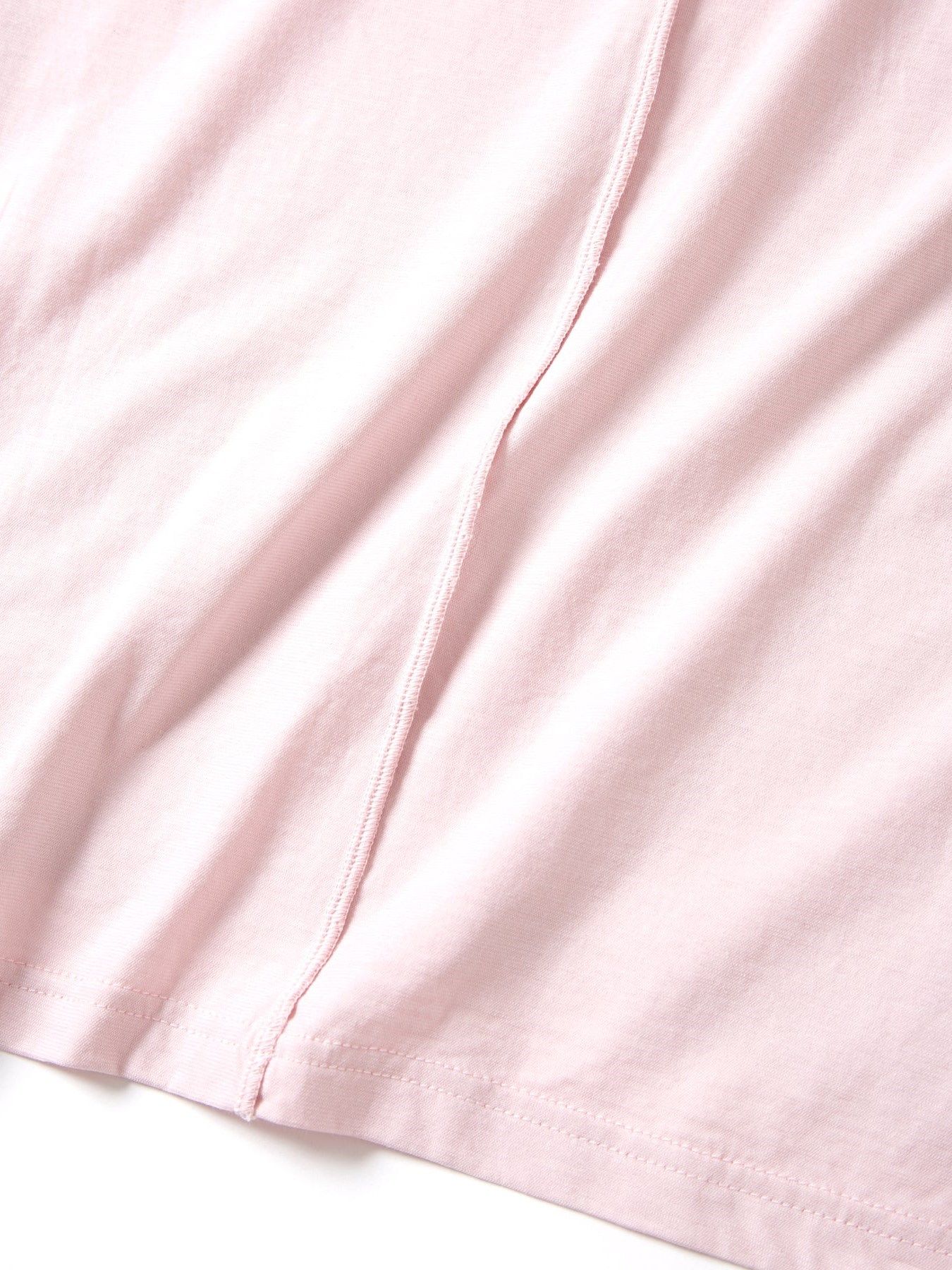 接触冷感 ガス強撚天竺 H/S T シャツ / H/S T-Shirts / ピンク 【STRUM】
