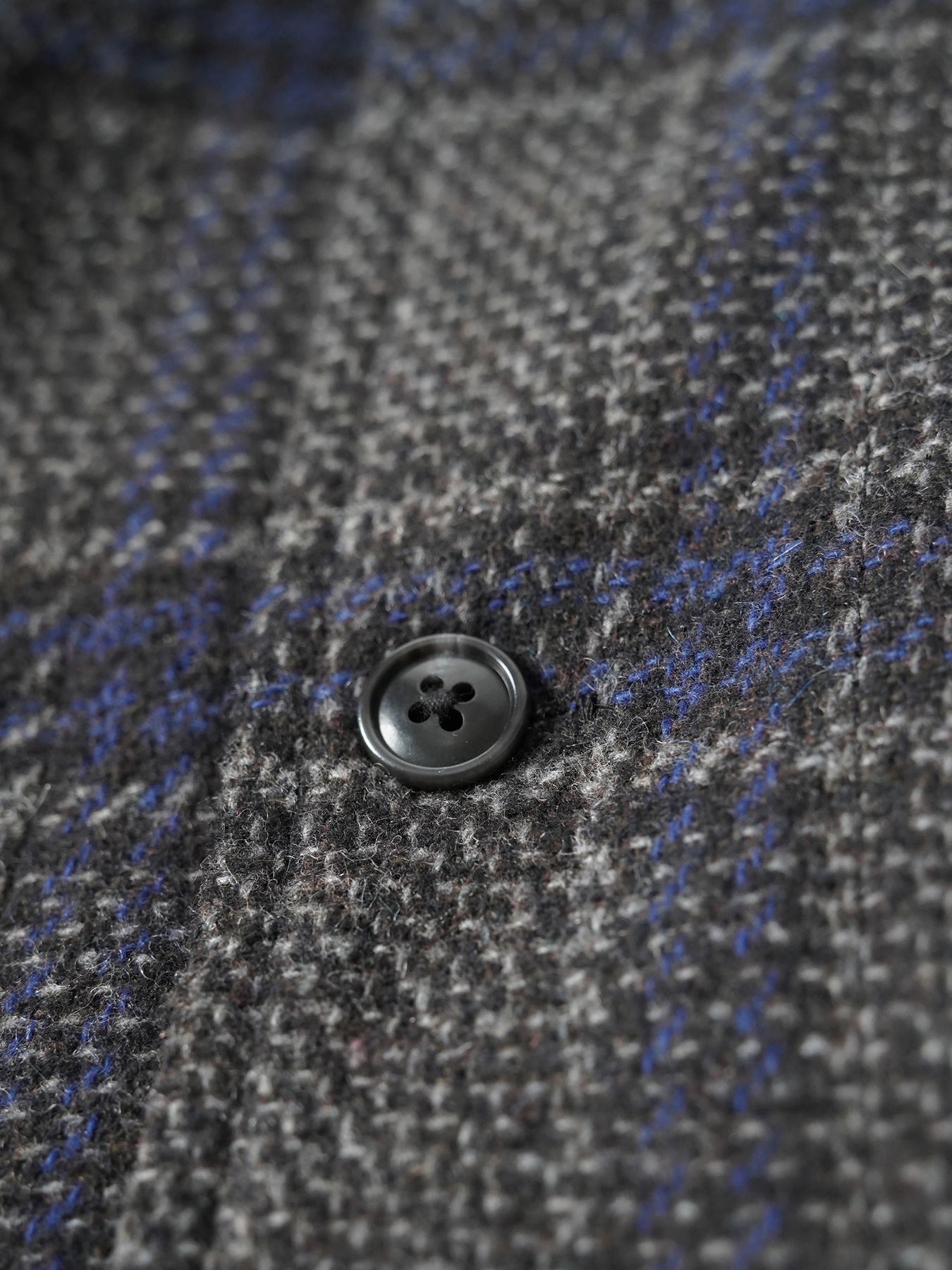 【予約品 5月6日(水) 締切】WOOLCHECK-SPORTJACKET / ヴィンテージシャツジャケット / ネイビー系