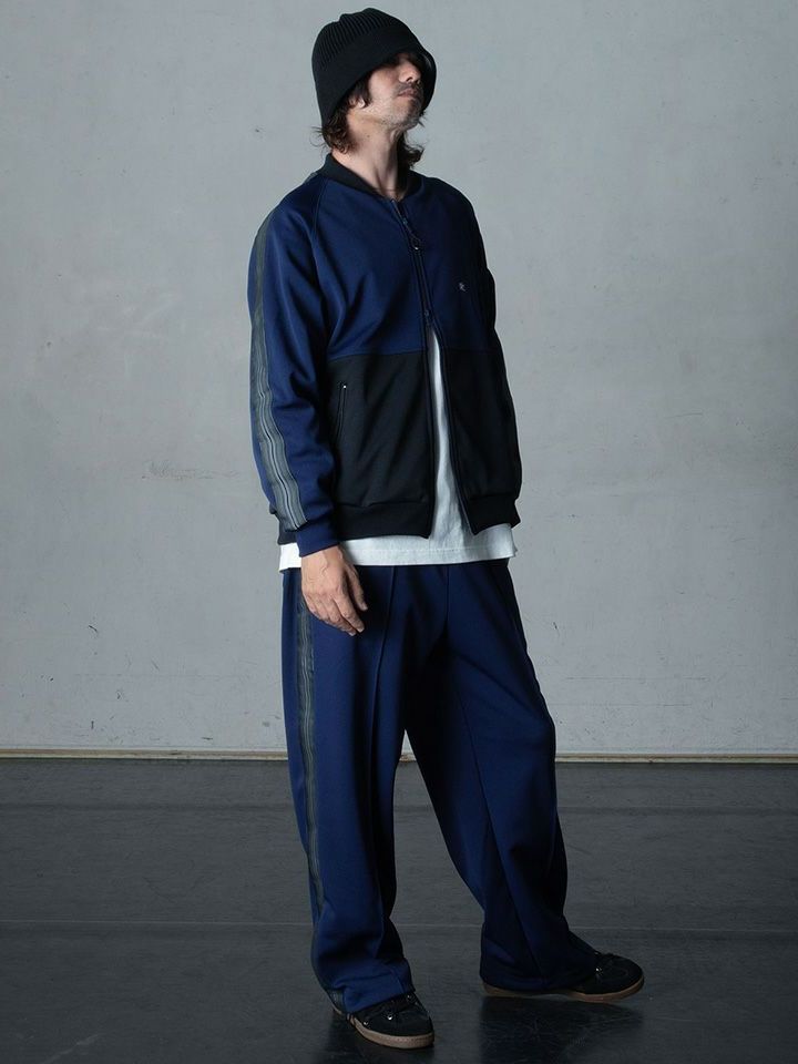 【予約品】 TRACKDAZZLE TROUSERSE / トラックパンツ / ネイビー