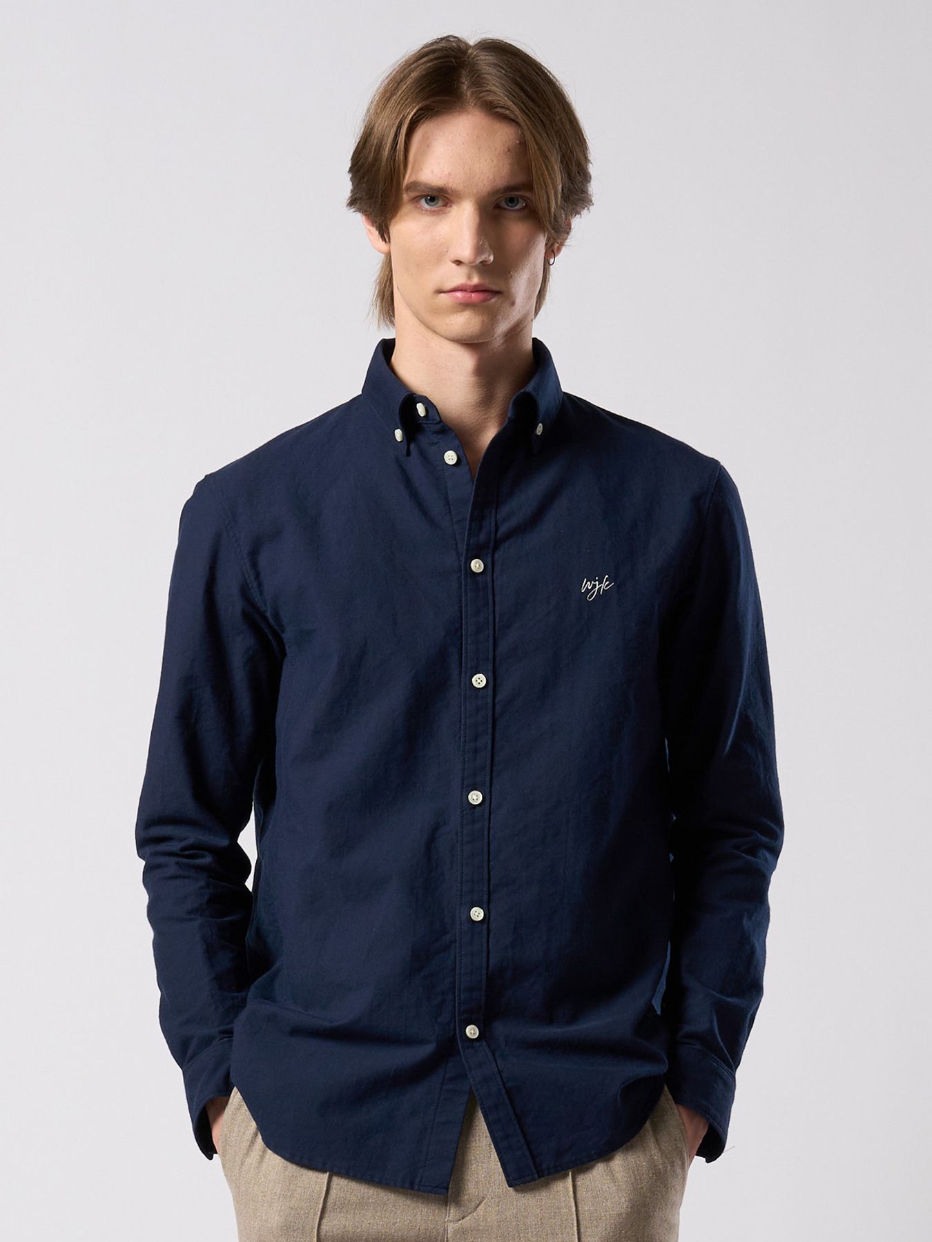 【予約品 4月19日(日) 18時締切】classic B.D shirt / クラシック ボタンダウンシャツ / ネイビー