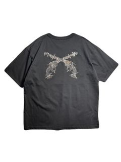 【予約品 8月10日(日) 締切 】CROSSGUN METAL S/S T / クロスガン メタル Tシャツ / クリスタル メタル ブラック