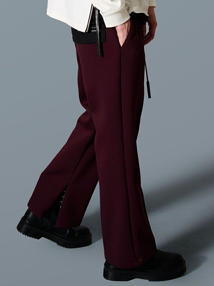 SENTER STITCH FLARE PANTS / フレアパンツ / ワイン