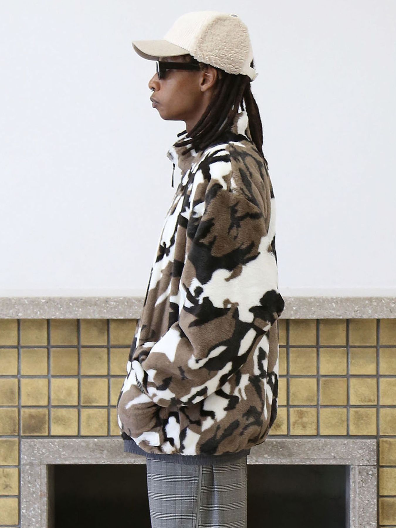 リバーシブル REVERSIBLE-HYPE JKT / GRAY-BEIGE【QUOLT】